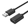 Unitek USB 2.0 Extension Cable – 1 Meter High-Speed USB-A Male to Female Extension Cord, Supports Data Transfer up to 480Mbps, Durable and Compact Design for PC, Laptop, Printer – Black