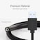 Unitek USB 2.0 to USB-A Data Cable &ndash; 1.5 Meter High-Speed USB-A Male to Male Connection, Supports 480Mbps Data Transfer, Durable and Flexible Design for Printers, External Drives &ndash; Black