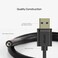 Unitek USB 3.0 Extension Cable – 1 Meter USB-A Male to Female High-Speed Extension Cord, Supports Data Transfer up to 5Gbps, Durable and Compact Design for PC, Laptop, Hard Drives – Black