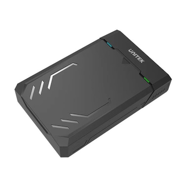 UNITEK DiskGuard Raiden SATA III HDD/SSD Enclosure for 2.5&quot; and 3.5&quot; Drives &ndash; High-Speed USB 3.0, Tool-Free Design, Universal Compatibility for HDD/SSD Storage Backup and Data Transfer