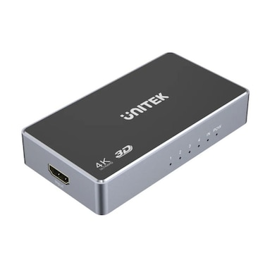 UNITEK 4K HDMI Splitter 1 In 4 Out - Ultra HD 60Hz HDMI Distribution Amplifier for Sharing 1 HDMI Input to 4 Outputs Simultaneously - Support for HDR, EDID, 3D, and HDCP Pass-Through
