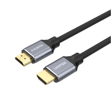 Unitek 8K Ultra High Speed HDMI Cable 1.5M – HDMI 2.1 Braided Cable Supporting 8K@60Hz, 4K@120Hz, HDR, eARC, Dolby Vision & Atmos – Perfect for PS5, Xbox Series X, Apple TV – Space Grey