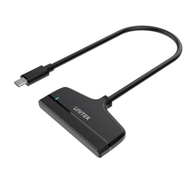 UNITEK SmartLink Manta C High-Speed USB-C to 2.5" SATA III External Hard Drive Adapter for SSD and HDD with Fast Data Transfer and Plug-and-Play Compatibility