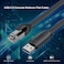 كابل وحدة تحكم تسلسلية UNITEK بطول 1.8 متر (USB 2.0 إلى RJ45 RS232) لإعداد أجهزة Cisco وأجهزة التوجيه (الراوتر) والمبدلات (السويتش) – أسود