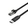 كابل وحدة تحكم تسلسلية UNITEK بطول 1.8 متر (USB 2.0 إلى RJ45 RS232) لإعداد أجهزة Cisco وأجهزة التوجيه (الراوتر) والمبدلات (السويتش) – أسود