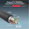 Unitek 8K Fiber Optic DisplayPort 1.4 Cable 10 Meter, High-Speed DP Cable with 8K@60Hz, 4K@144Hz, 1440p@240Hz Support, HDR, DSC, Ideal for Gaming and Professional Displays &ndash; Space Grey