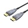Unitek 8K Fiber Optic DisplayPort 1.4 Cable 15 Meter, High-Speed DP Cable with 8K@60Hz, 4K@144Hz, 1440p@240Hz Support, HDR, DSC, Ideal for Gaming and Professional Displays &ndash; Space Grey