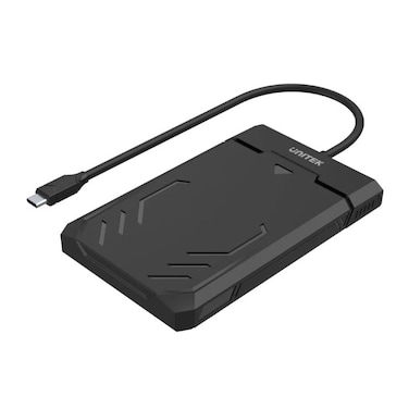 UNITEK DiskGuard Raiden USB-C to SATA III 2.5&rdquo; HDD/SSD Hard Disk Enclosure with High-Speed Data Transfer, Tool-Free Design, and Shockproof Protection