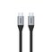 Unitek Full-Featured USB-C to USB-C Cable – 100W PD Fast Charging, 10Gbps Data Transfer (USB 3.2 Gen2), 4K@60Hz Video Output – 1 Meter High-Speed Cable – Space Grey