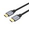 Unitek 8K Ultra High Speed HDMI Cable 2M &ndash; HDMI 2.1 Braided Cable Supporting 8K@60Hz, 4K@120Hz, HDR, eARC, Dolby Vision &amp; Atmos &ndash; Perfect for PS5, Xbox Series X, Apple TV &ndash; Space Grey