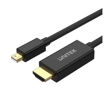 UNITEK 4K Ultra HD 30Hz Mini DisplayPort to HDMI 1.4 Cable for Seamless Connection Between Laptops, Monitors, and TVs – High-Performance Digital Video Adapter Cable