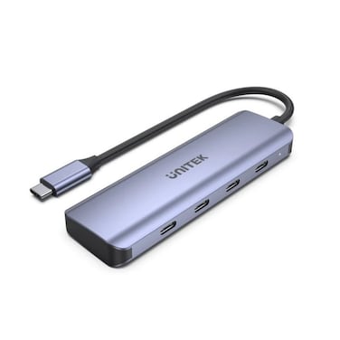 UNITEK uHUB Q4 Next: Expand Your USB-C Port into Four High-Speed USB-A Ports with Ultra-Fast Data Transfer and Versatile Device Compatibility