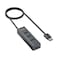 UNITEK 4-in-1 USB-A Hub with 5Gbps High-Speed Data Transfer for Multiple Device Connectivity