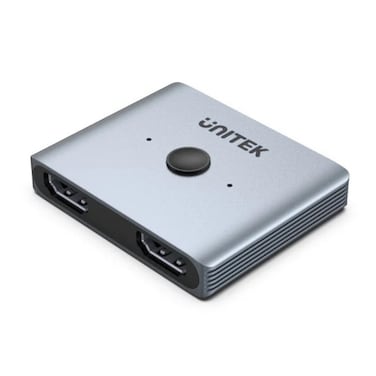 UNITEK 8K HDMI Bidirectional Switch: Dual 2-in-1 8K HDMI Splitter and Switcher with 8K@60Hz, 4K@120Hz, HDR10, 48Gbps Bandwidth, and 3D Support for TVs, Monitors, Gaming Consoles.