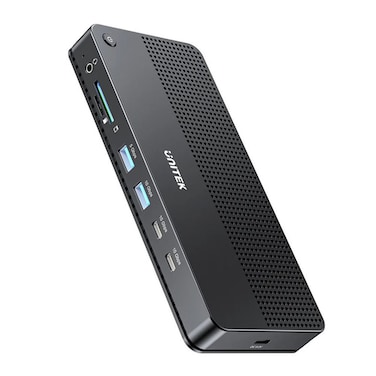 Unitek USB-C 8K Docking Station with 100W Power Delivery, Dual 8K Display Support, Multiple USB Ports, Ethernet, and Fast Charging Hub for Laptops and MacBooks