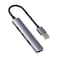 UNITEK 4-in-1 USB-A Hub with High-Speed Data Transfer and Durable Aluminum Design for Seamless Multi-Device Connectivity