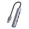 UNITEK 4-in-1 USB-A Hub with High-Speed Data Transfer and Durable Aluminum Design for Seamless Multi-Device Connectivity