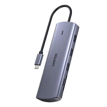 UNITEK 9-in-1 USB-C Hub: Dual Display, Dual Card Reader, 100W PD, and Seamless Connectivity for All Devices
