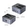 UNITEK 5Gbps Dual-Bay SATA Hard Drive Docking Station with Offline Clone Function, Supports 2.5&quot;/3.5&quot; HDD and SSD Up to 16TB, USB 3.0 for High-Speed Data Transfer