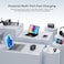 UNITEK GaN 100W Universal Travel Adapter with 4 USB-C PD &amp; USB-A Fast Charging Multi-Plug Worldwide