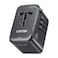 UNITEK GaN 100W Universal Travel Adapter with 4 USB-C PD &amp; USB-A Fast Charging Multi-Plug Worldwide