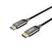 Unitek 8K HDMI Fiber Optic Cable – 60 Meters High-Speed Ultra HD HDMI 2.1 Cable – Supports 8K@60Hz, 4K@120Hz, HDR10+, eARC, Dolby Atmos – Lightweight & Flexible Design – Black