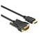 UNITEK HDMI to VGA Adapter Cable – High-Quality Video Conversion from HDMI to VGA for Monitors, Projectors, and Displays, Supporting Resolutions Up to 1080p