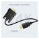 UNITEK HDMI to VGA Adapter Cable – High-Quality Video Conversion from HDMI to VGA for Monitors, Projectors, and Displays, Supporting Resolutions Up to 1080p