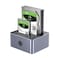 UNITEK 10Gbps Dual-Bay SATA Hard Drive Docking Station with USB 3.1 Gen 2 Connectivity, Compatible with 2.5" &amp; 3.5" HDD/SSD, Supports Offline Clone, UASP Protocol, and Up to 16TB Capacity per Bay