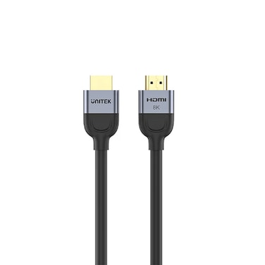 UNITEK Gaming HDMI 2.1 Cable 2m 8K@60Hz Ultra High Speed for Home, Office &amp; Gaming &ndash; Grey