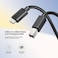 كابل USB-C إلى USB-B لنقل البيانات والشحن بطول متعدد من يونيتيك – أسود