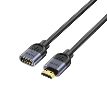 Unitek Ultra Stream 8K HDMI Extension Cable, Black – High-Speed HDMI 2.1 Extension Supporting 8K@60Hz, 4K@120Hz, HDR, Dolby Vision, eARC, and 48Gbps Bandwidth – 1.5 Meter