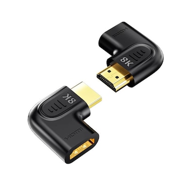 UNITEK 8K HDMI High-Speed Vertical Flat Adapter with 90 and 270 Degree Rotatable Angles for Enhanced Cable Management and Optimal Signal Transmission