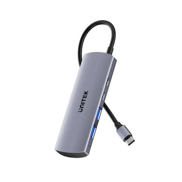 UNITEK uHUB Q4 4-in-1 USB-C Hub: 10Gbps Data Transfer, 2 USB-A &amp; 2 USB-C Ports for All Your Devices