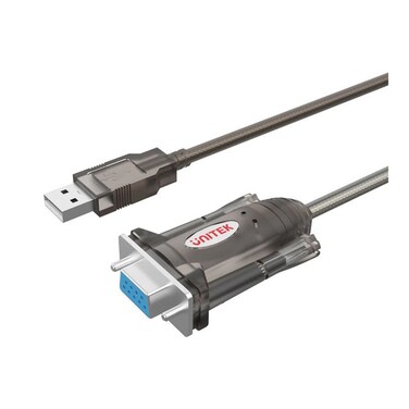 UNITEK High-Speed USB-A to RS232 DB9 Female Serial Cable Adapter for Legacy Device Connectivity and Data Transfer