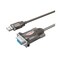 UNITEK High-Speed USB-A to RS232 DB9 Female Serial Cable Adapter for Legacy Device Connectivity and Data Transfer