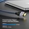 كابل HDMI من يو انيتك بدقة 8K بطول 1 متر مع تصميم نايلون مجدول – أسود