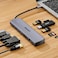 محول UNITEK uHUB U11+ متعدد المنافذ USB-C 11 في 1 مع دعم شاشتين HDMI وVGA