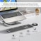 لوحة مفاتيح وفأرة لاسلكية SlimDuo بتردد 2.4GHz من يونيتيك بتصميم مريح وصامت (إنجليزي/عربي)