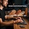 لوحة مفاتيح وفأرة لاسلكية SlimDuo بتردد 2.4GHz من يونيتيك بتصميم مريح وصامت (إنجليزي/عربي)