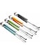 ELECDON Stainless Steel Tongs, 4 Pcs Serving Tongs for Cooking, Non-Slip Comfort Grip, Non-Stick Food Tongs Kitchen Tongs Grill Barbecue Tongs for Cooking Serving and Easy Cleaning, 10 Inch