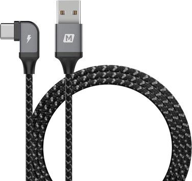 Momax :Onelink L-Shape Type-C To USB Cable (1.2M), Space Gray