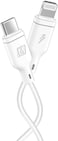 Momax Zero Lighting To USB-C PD Cable, 1.2 Meter Length, White