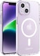 Momax Magnetic Phone Case, Clear Hybrid Lite MagSafe Case For iPhone 14 Plus, Slim Magnet Phone Case With Anti-Scratch, Shock, Drop Protection, Non Yellowing iPhone 14 Plus Case With Magnet, Clear