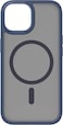 Momax Play Magnetic Case For iPhone 15 Pro, MagSafe Compatible With Anti-Yellow Coating, Drop &amp; Scratch Protection With Raised Edges, Shock Resistant, Anti-Slip, Transparent Blue