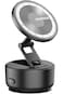 1-Snap Go 360&deg; Auto-Suction Foldable Magnetic Phone Stand - Black
