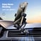 UGREEN Car Phone Holder Car Mount, [360&deg; Swing Arm for Air Vent], One-hand Auto Lock, Metal Hook Mobile Holder, Fit for iPhone Air/17/16/15/14, Samsung S25/24/23/Z Flip, 4.7-7.2"Smartphone Accessories