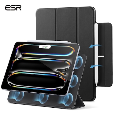 ESR Rebound Magnetic Case, Compatible with iPad Pro 11 (2024), Black
