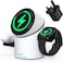 ZEEHOO 3 in 1 Wireless Charging Station, Auto-Rotating Magsafe Charger Stand for Multiple Devices, Qi2 15W Fast Charger iPhone 16/15/14/13/12, AirPods 4/3/2/Pro, iWatch/Ultra (30W Adapter Included)
