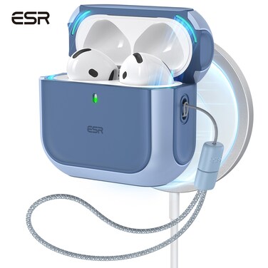 ESR Orbit Hybrid Case (HaloLock), Compatible with AirPods 4, Blue